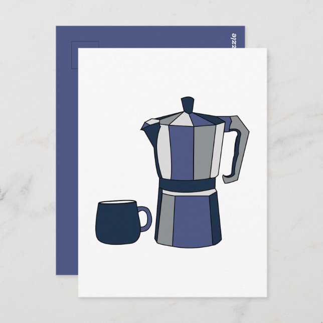 Postal Coffee Pot Coffee Mug (Anverso / Reverso)