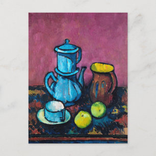 Postal Coffee Tableware y manzanas   Alexander Kanoldt