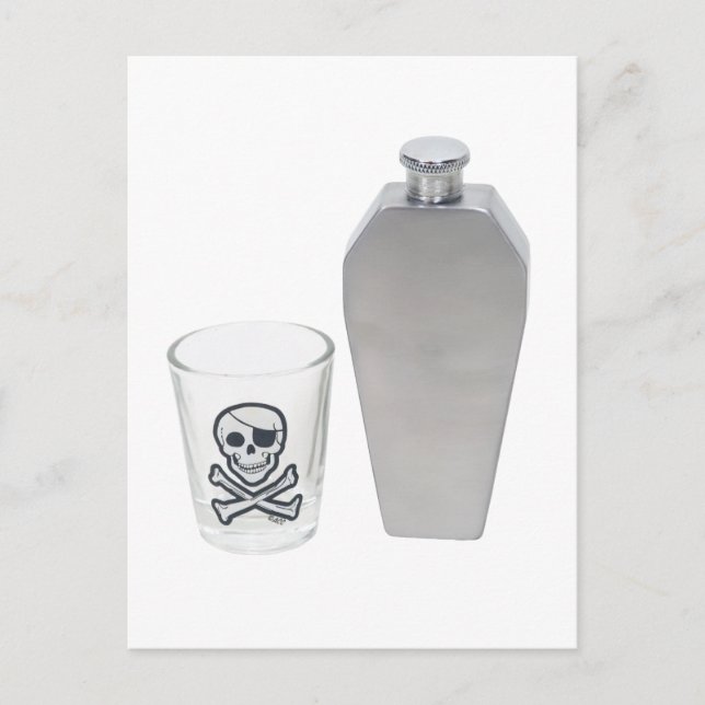 Postal CoffinFlaskShotGlass070109 (Anverso)