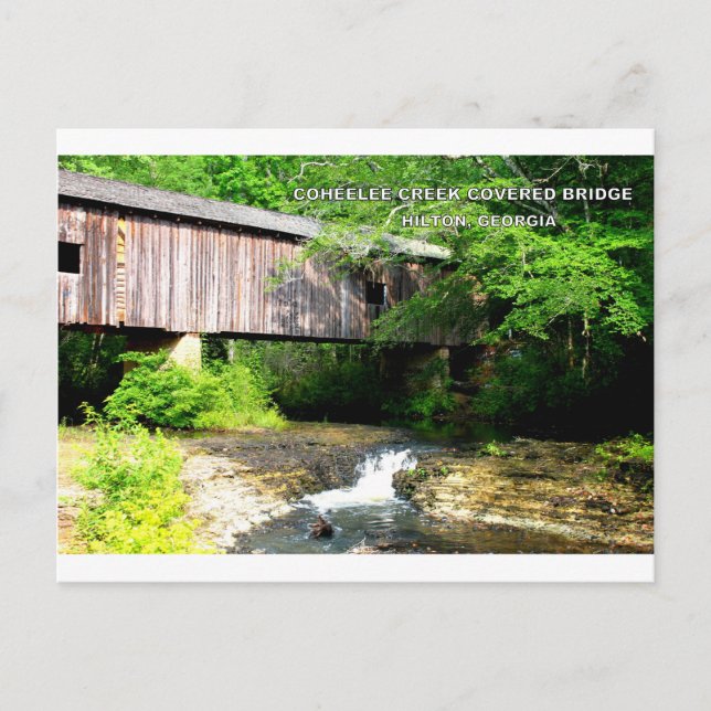 POSTAL COHEELEE CREEK COBERTURE BRIDGE - HILTON, GA (Anverso)