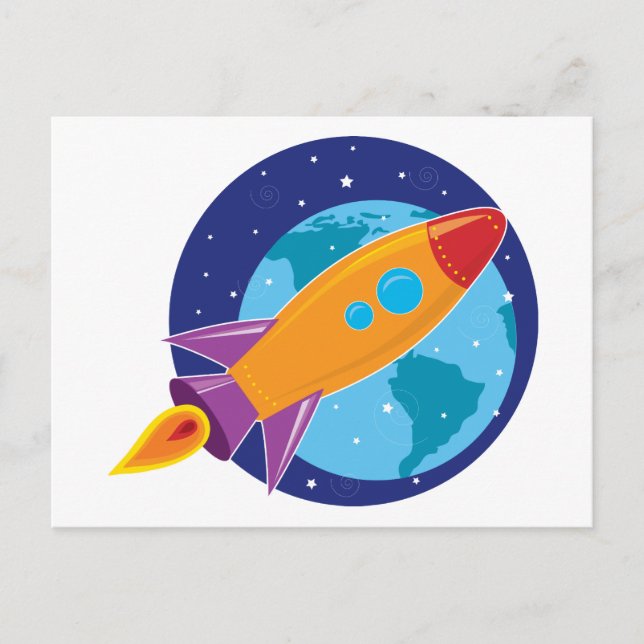 Postal Cohete (Anverso)