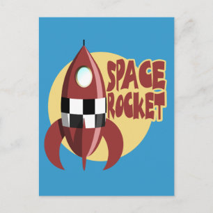 Postal Cohete espacial