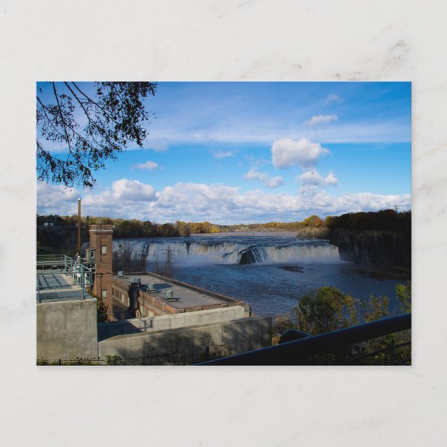 Postal Cohoes Falls New York Photo (Anverso)