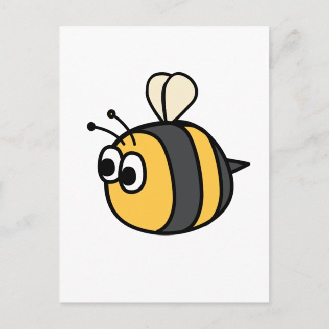 Postal Cojín decorativo Cute Bumblebee (Anverso)