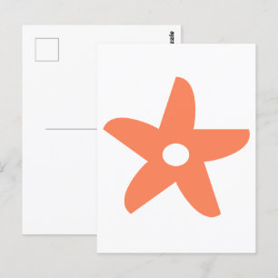 Postal Cojín decorativo de flores divertidas