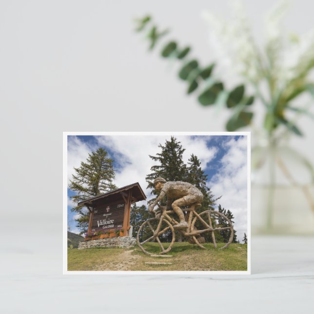 Postal Col du Télégraphe, Valloire, Francia (Anverso de pie)