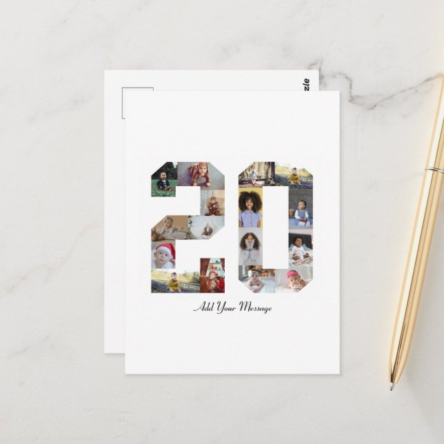 Postal Colaje de fotos número 20 (Anverso/Reverso In Situ)