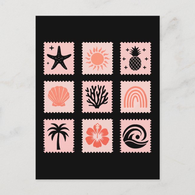 Postal Colapso de sellos de naturaleza (Anverso)