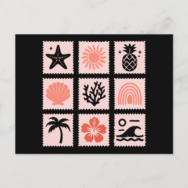 Postal Colapso de sellos de naturaleza (Anverso)