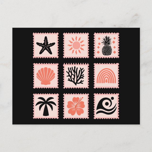 Postal Colapso de sellos de naturaleza (Anverso)