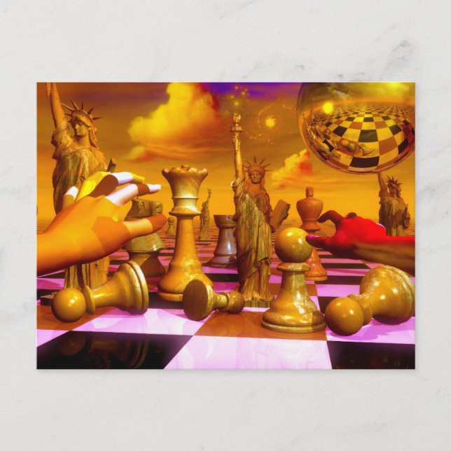 Postal Colapso de un imperio (Anverso)