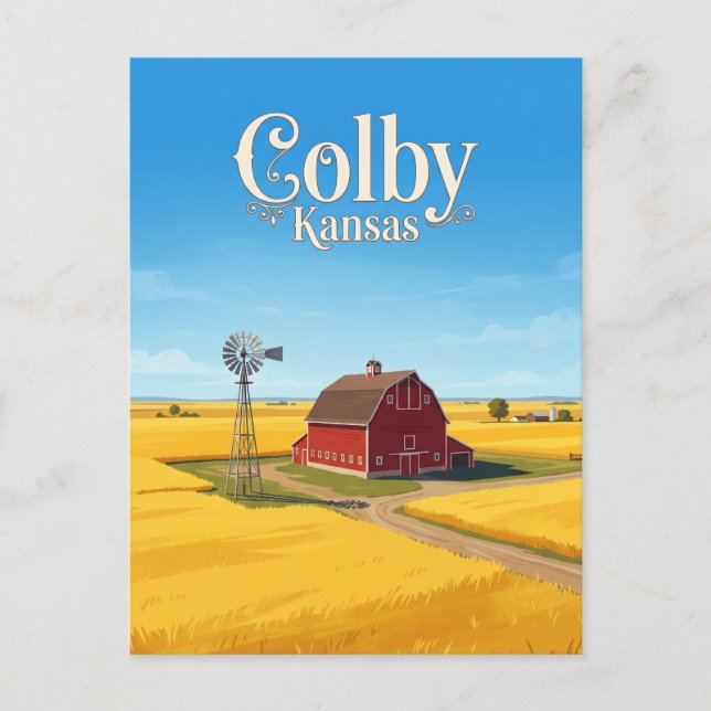 Postal Colby Kansas (Anverso)