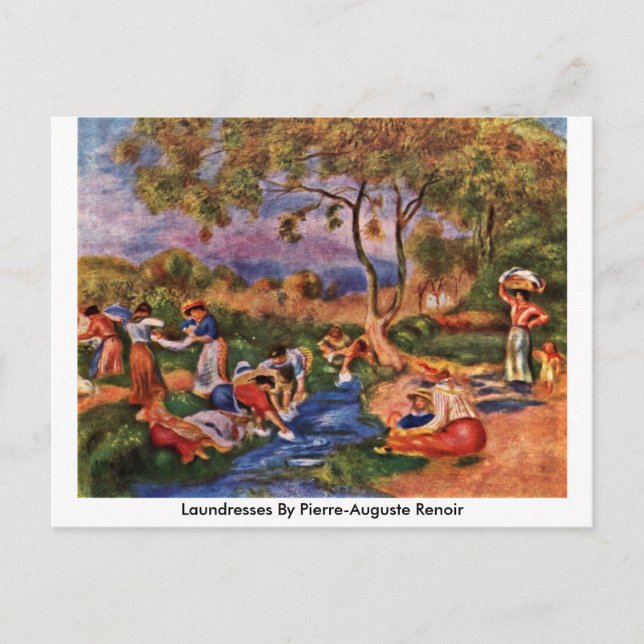 Postal Colchones De Pierre-Auguste Renoir (Anverso)