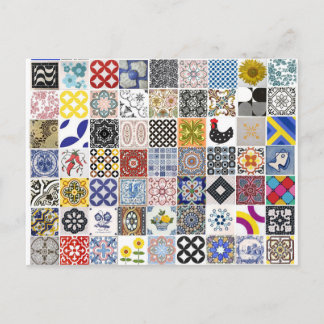 Postal Coleção Azulejos