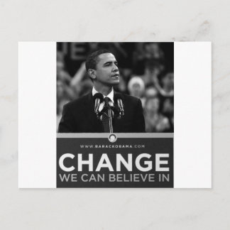 Postal Colección Barak Obama