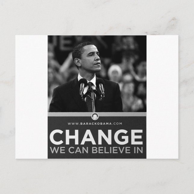 Postal Colección Barak Obama (Anverso)