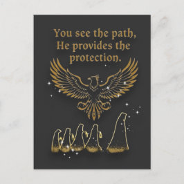 Postal Colección de accesorios espirituales de visión div