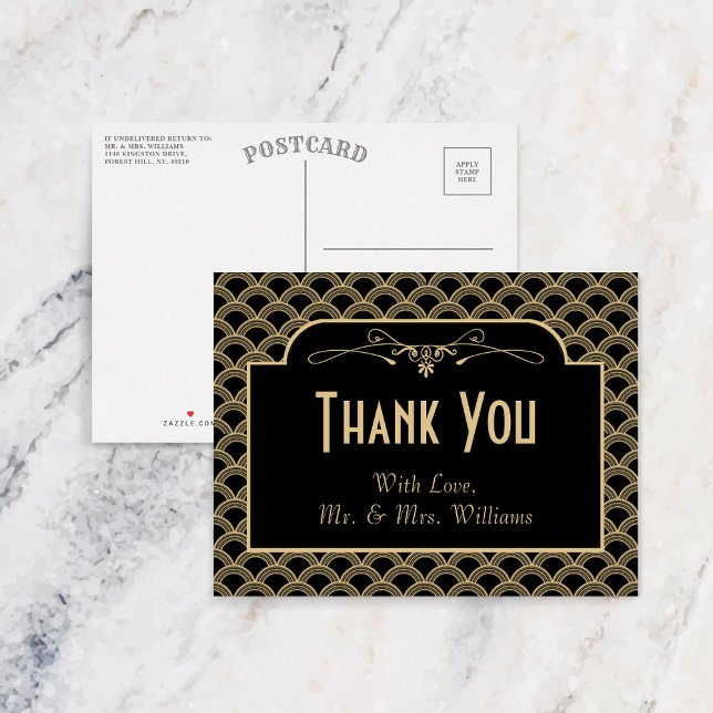 Postal Colección de Bodas Art Decó de los años 20 (Subido por el creador)