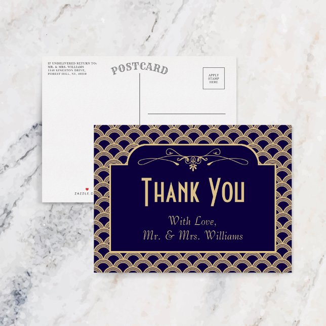 Postal Colección de Bodas Art Decó de los años 20 (Subido por el creador)