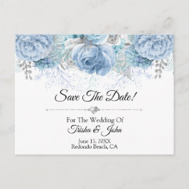 Postal Colección de Bodas azules