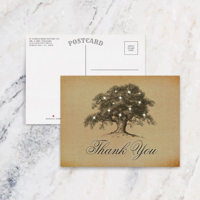 Postal Colección de Bodas de robles antiguos (Subido por el creador)