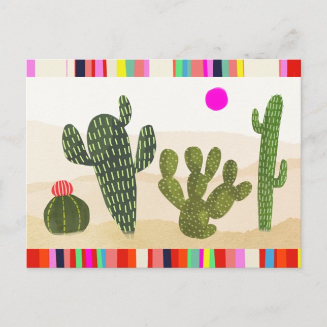 Postal Colección de cactus de Llamarama (Anverso)