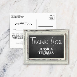 Postal Colección de cuadros blancos y Bodas de pizarra