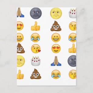 Postal Colección de emoji superior