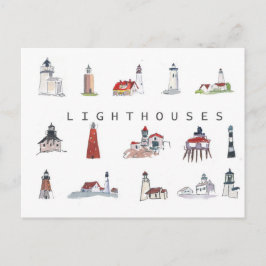 Postal Colección de faros