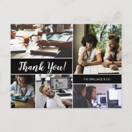 Postal Colección de fotos de la empresa personalizada Gra