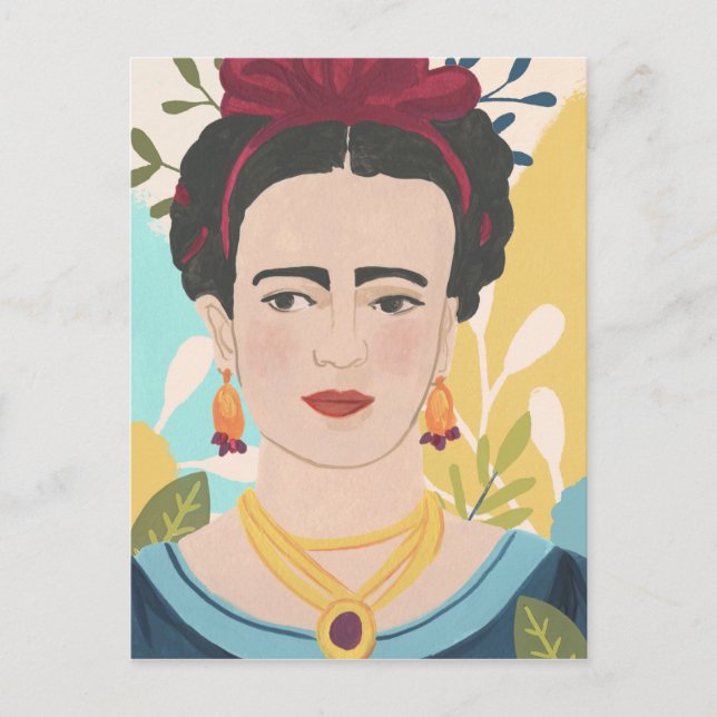 Postal Colección de jardines de Frida (Anverso)