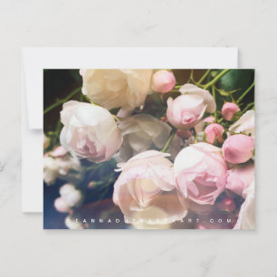 Postal Colección de poesía de Rosas