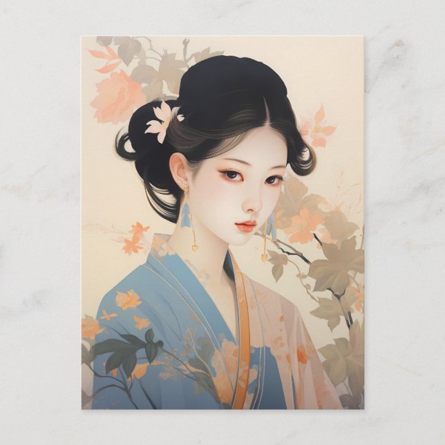 Postal Colección de regalos para mujeres chinas (Anverso)