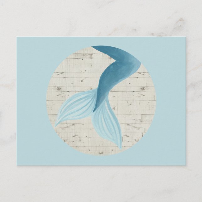 Postal Colección de sirenas pintadas (Anverso)