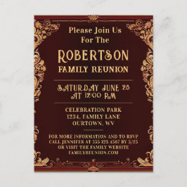 Postal Colección de uniones familiares