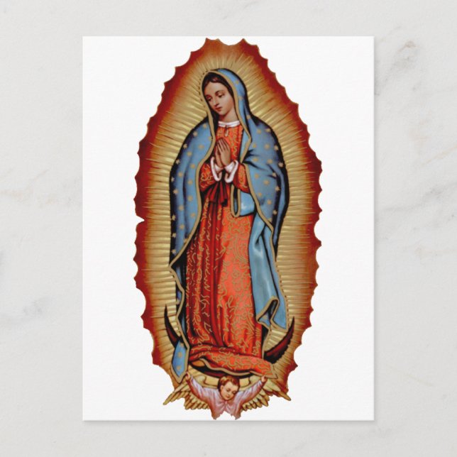 POSTAL COLECCIÓN DE VIRGEN DE GUADALUPE (Anverso)