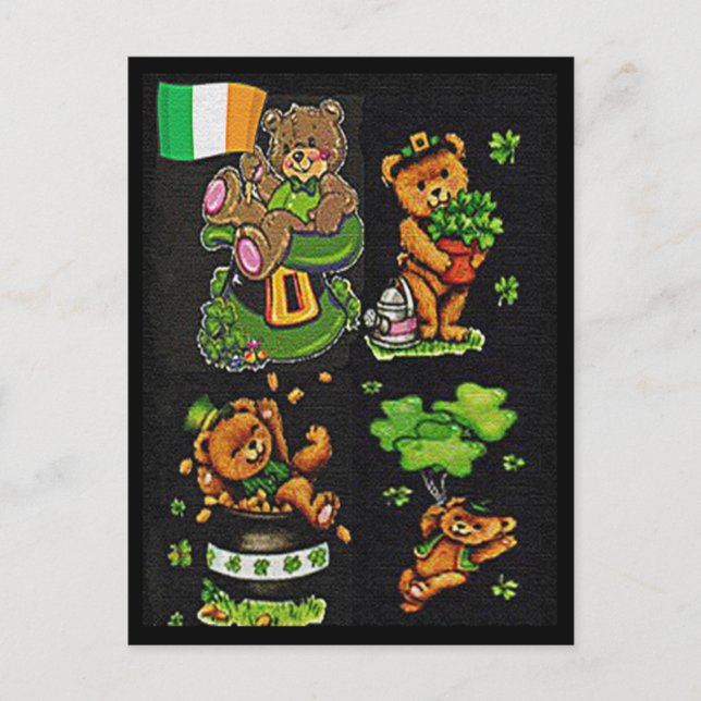 Postal Colección del Día de San Patricio (Anverso)