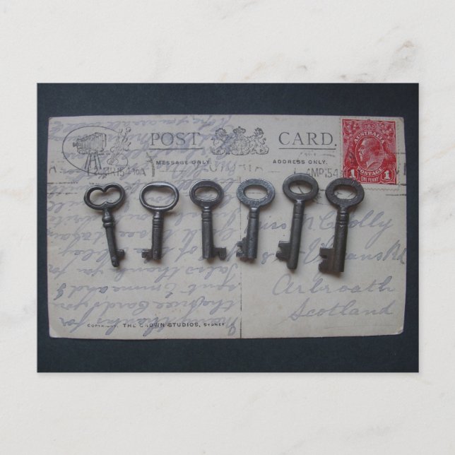 Postal colección dominante del vintage (Anverso)