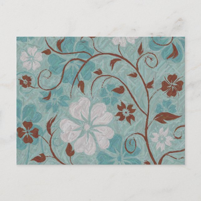 Postal Colección floral de la brisa de verano (Anverso)