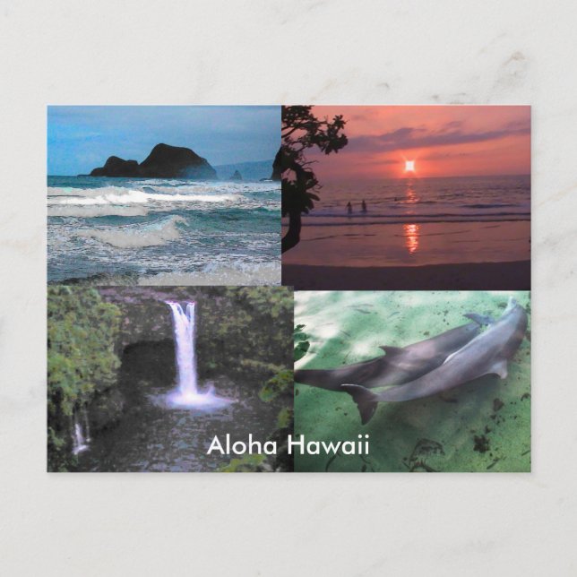 Postal Colección hawaiana (Anverso)