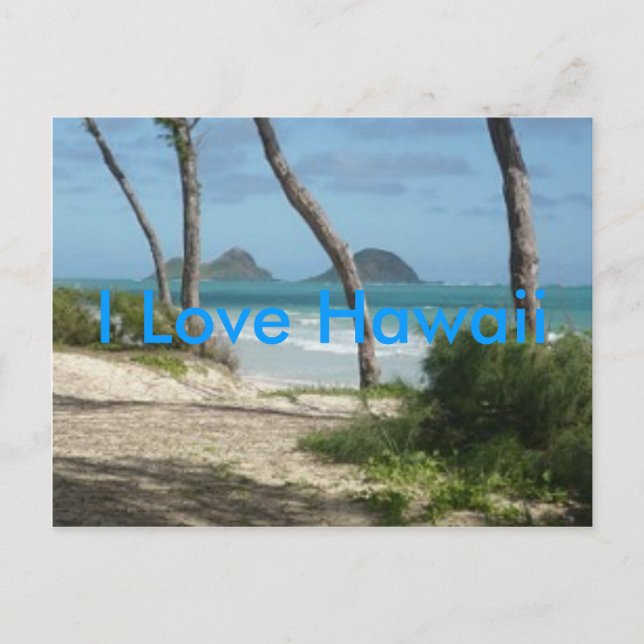 POSTAL COLECCIÓN HAWAII ALOHA (Anverso)