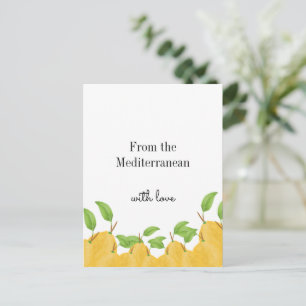 Postal Colección Lemon Bloom
