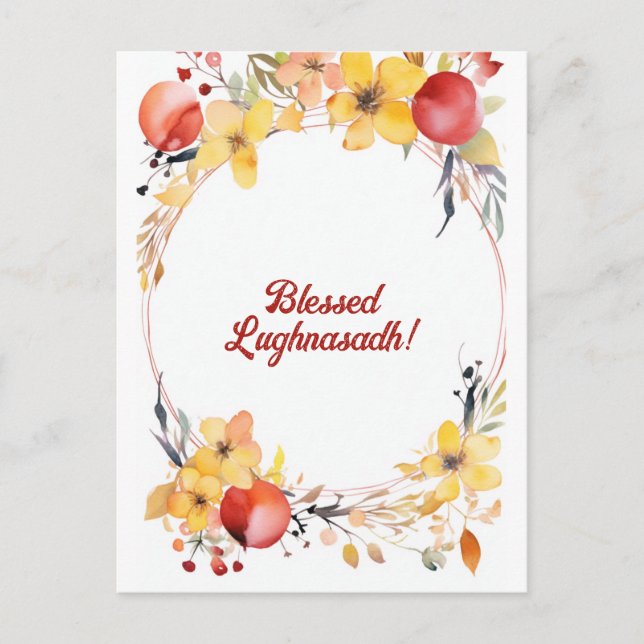 Postal Colección Lughnasadh - Nordica de época (Anverso)