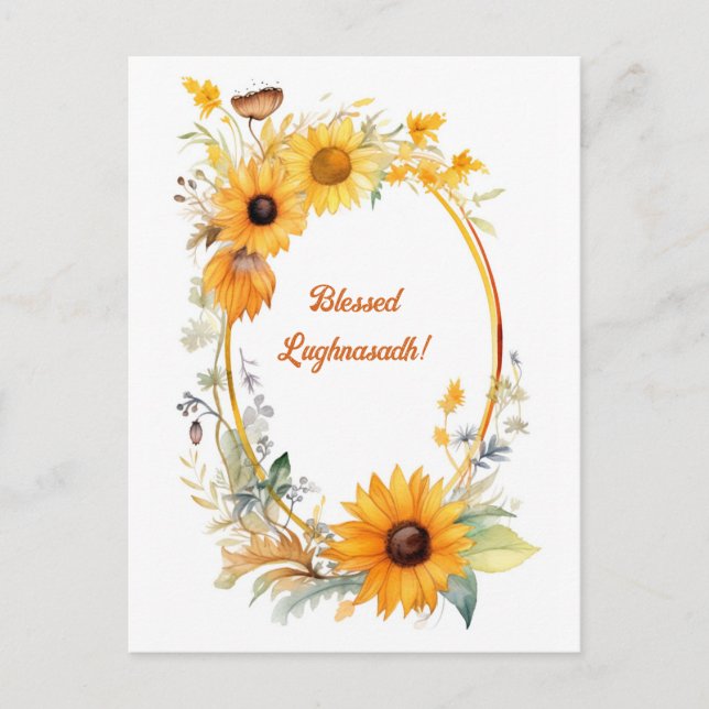 Postal Colección Lughnasadh - Nordica de época (Anverso)