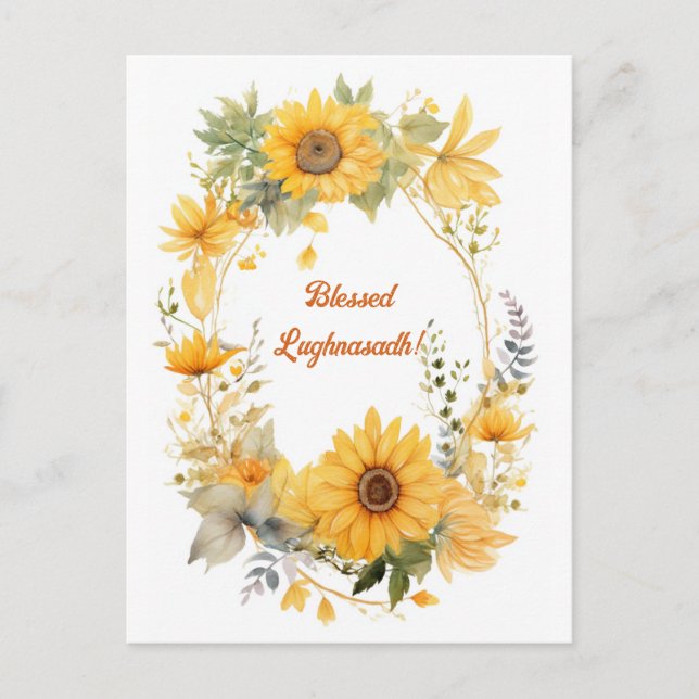 Postal Colección Lughnasadh - Nordica de época (Anverso)