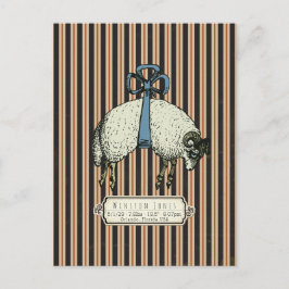 Postal Colección Pretty Bow Sheep™ -