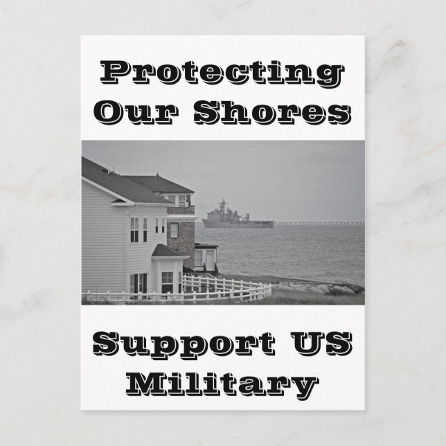 Postal Colección "Protegiendo nuestras costas" (Anverso)