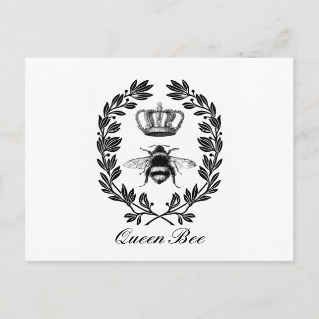 Postal Colección Queen Bee de The PreciousPast (Anverso)