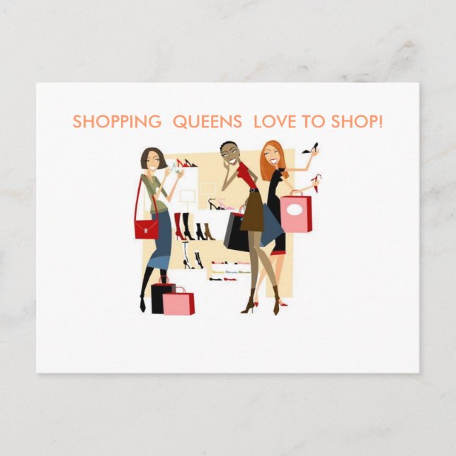 POSTAL COLECCIÓN REINA DE COMPRAS (Anverso)