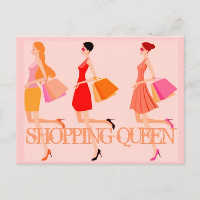POSTAL COLECCIÓN REINA DE COMPRAS (Anverso)